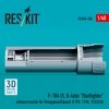 RESKIT RSU48-0506 F-104 (S, G-late) Starfighter exhaust nozzle for Hasegawa/Eduard (1195, 1196, 1133) kit (3D Printed) 1/48